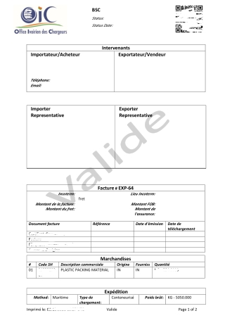 Certificate of Ivory Coast Revised | Ameo India Logistics