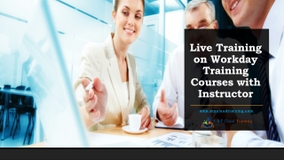 Live Training on Workday Training Courses with Instructor