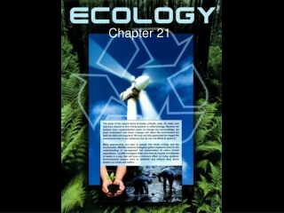 Ecology (part 1) - Biotic and Abiotic Factors