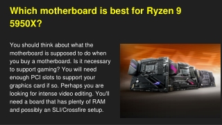 best motherboard for ryzen 9 5900x PPT