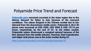 Find the Polyamide Demand online