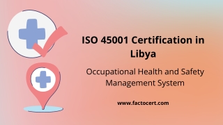 ISO 45001 Certification in Libya