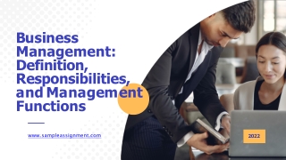 Business Management Definition, Responsibilities, and Management Functions