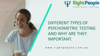 Different Types of Psychometric Testing And why are they important