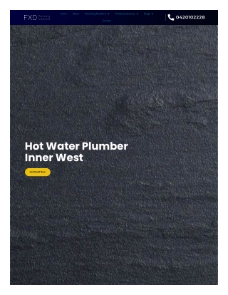 Hot Water Plumber Inner West