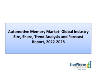 Automotive Memory Market Analysis