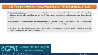 Gas Turbine Market Analysis, Research and Trends Report 2022- ne Market