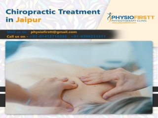 Searching Physiotherapy Clinic for Chiropractic treatment in Jaipur - Physio Firstt
