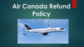 Refund Policy of Air Canada