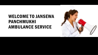 Affordable Ambulance Service in Vasant Kunj and Pitampura by Jansewa