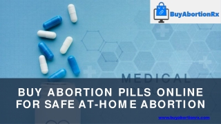 Buy abortion pills online for safe at-home abortion
