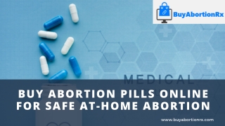 Buy abortion pills online for safe at-home abortion