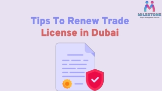 Tips to Renew Trade License in Dubai