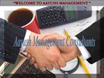 Aayush Management Consultants