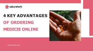 4 Key Advantages Of Ordering Medicine Online