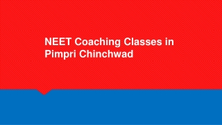 NEET Coaching Classes in Pimpri Chinchwad
