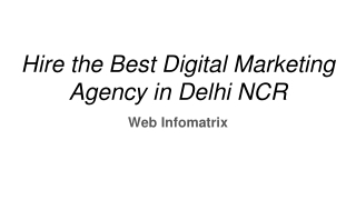 Hire the Best Digital Marketing Agency in Delhi NCR