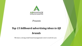 Billboard Advertising Ideas to Give Your Brand a Lift