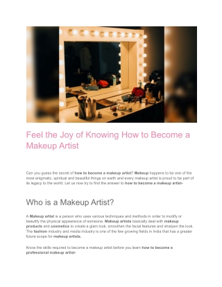 Tips to Know How to Become a Makeup Artist | Hunar Online
