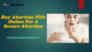 Buy Abortion Pills Online for a secure abortion