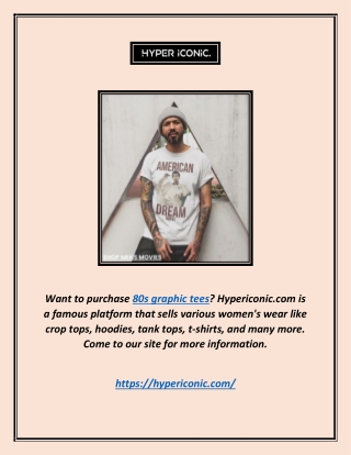 80s Graphic Tees | Hypericonic.com