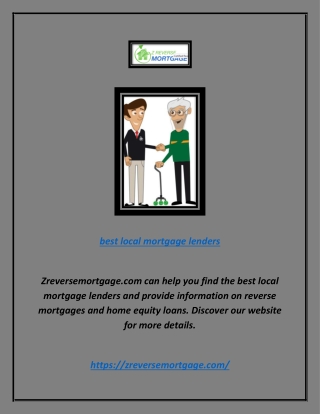 Best Local Mortgage Lenders | Zreversemortgage.com