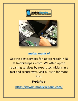 Laptop Repair Nj | Imobilerepairs.com