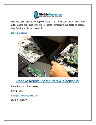 Laptop Repairs Nj  Imobilerepairs.com