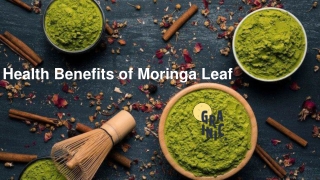 Health Benefits of Moringa Leaf