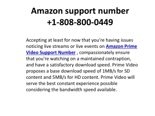 Amazon support number