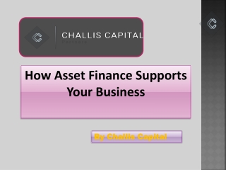 How Asset Finance Supports Your Business
