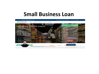 Small Business Loan