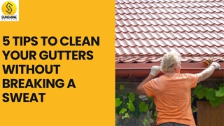 5 Tips to Clean Your Gutters Without Breaking a Sweat