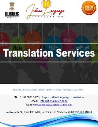 Language Translation Services Delhi | Certified Translation