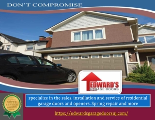 Best Garage Door OPENER Installation and Fixing Services in NJ