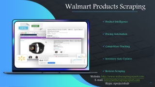 Walmart Products Scraping