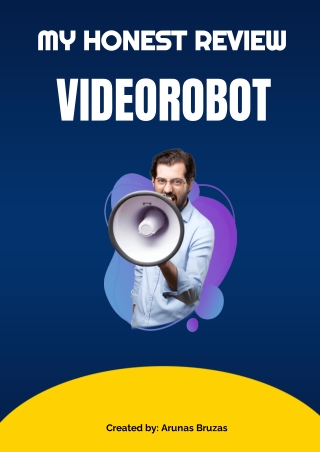 My Honest VideoRobot Review