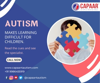 Early Attention Improves Autism Symptoms - Autism Treatment Bangalore - CAPAAR