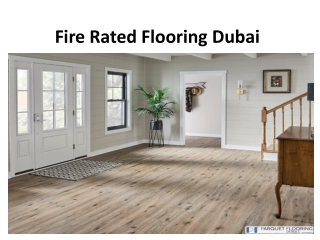 Fire Rated Flooring Dubai