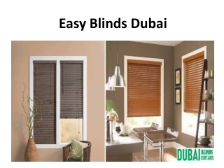 Easy Blinds  Dubai