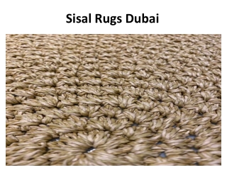 Sisal Rugs Dubai