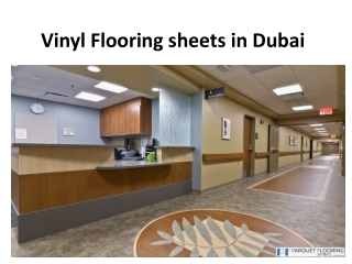 Vinyl Flooring sheets in Dubai