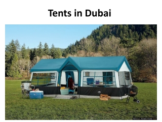 Tents in Dubai
