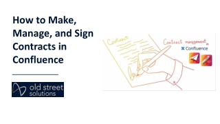 How to Make, Manage, and Sign Contracts in Confluence