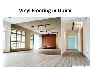 Vinyl Flooring in Dubai