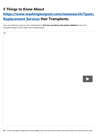 Hair Transplant Reviews