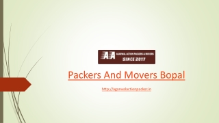 Packers And Movers Bopal