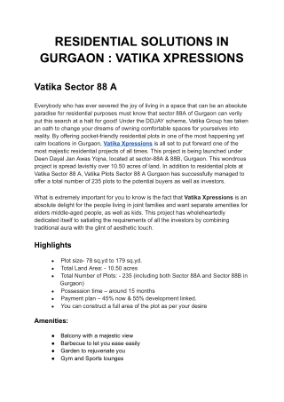 Vatika Xpression