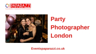 Party Photographer London