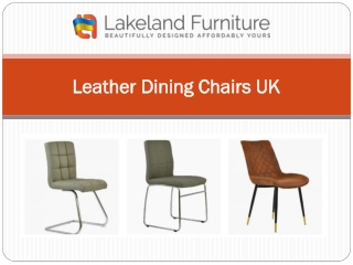 Leather Dining Chairs UK